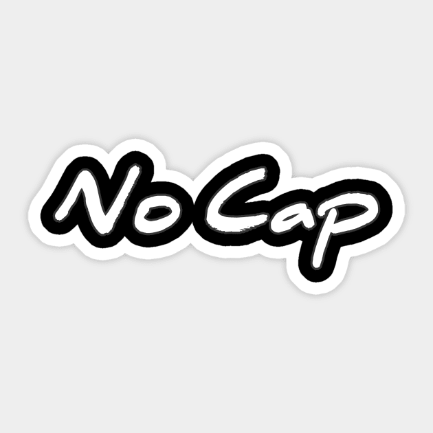 No Cap Sticker by ComeBacKids